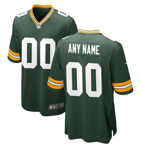 Men Custom green bay packers green 2025 Nike NFL jersey->customized nfl jersey->Custom Jersey